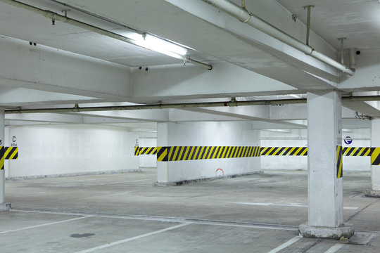 underground parking lot