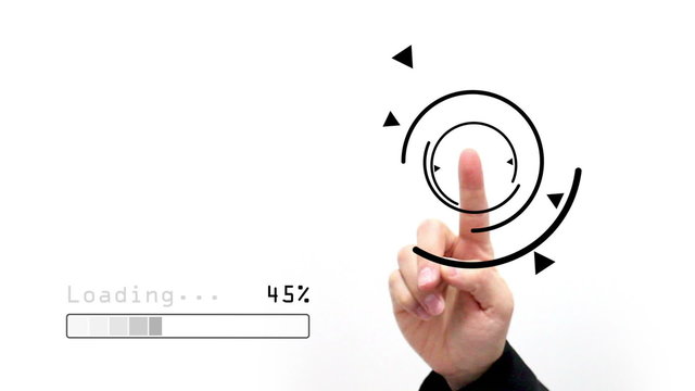 Loading touchscreen concept