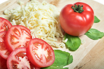 tomato and cheese