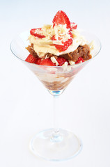 Strawberry and mascarpone tiramisu