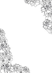 Florale Umrandung