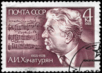 USSR - CIRCA 1983 Khachaturian