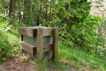 garbage box  In The Woods