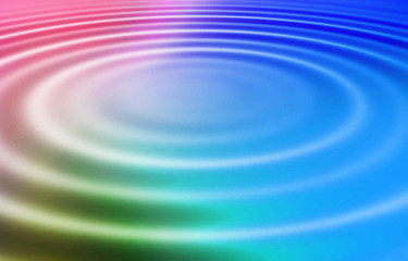 wasserkreise farbenfroh