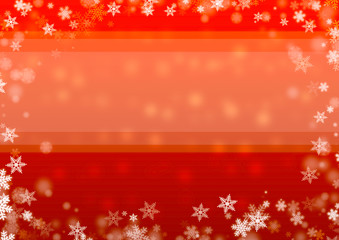 Naklejka na ściany i meble Red Christmas Background