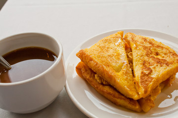 Coffee and bread