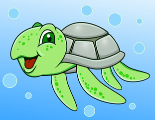 Turtle cartoon
