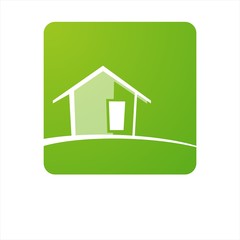 Green Eco friendly business logo design