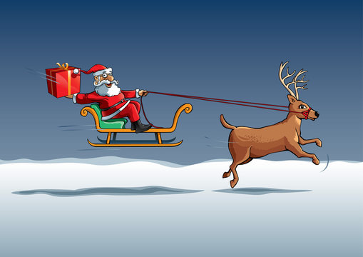 Noel Baba ve Geyik