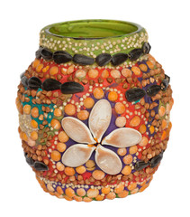 Handmade decoration of vase