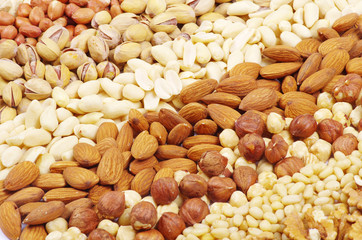 various nuts