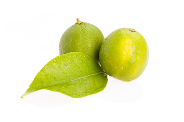 Limes With Leaf