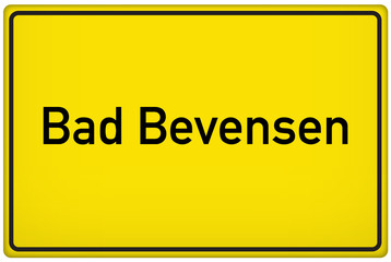 Ortseingangsschild der Stadt Bad Bevensen