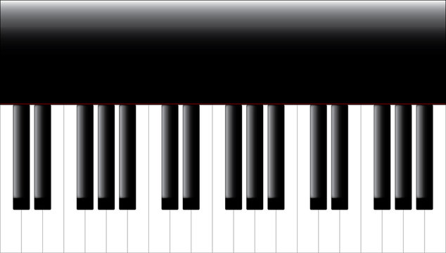 Klavier Tastatur