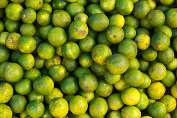 group of ripe organic Lime fruits