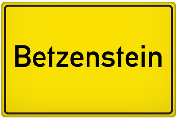 Ortseingangsschild Betzenstein