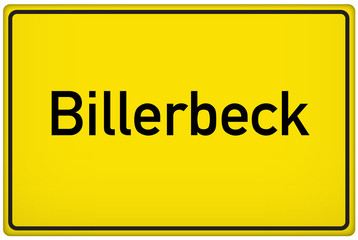 Ortseingangsschild der Stadt Billerbeck