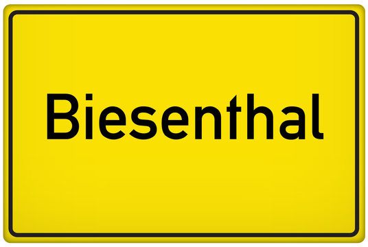 Ortseingangsschild der Stadt Biesenthal