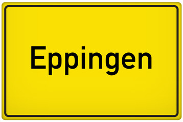 Ortseingangsschild der Stadt Eppingen
