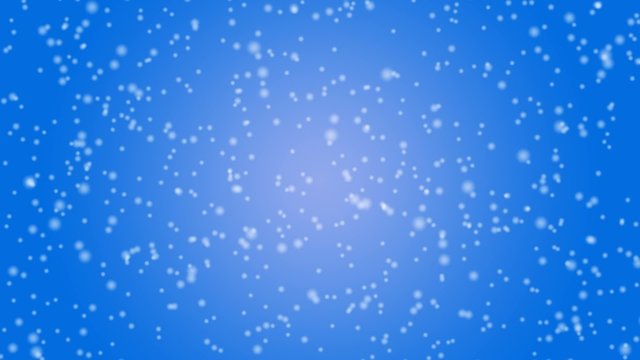 Big Falling Snowflakes Blue
