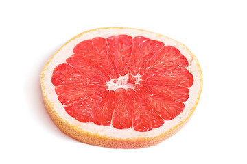 Slice of grapefruit.