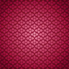 Fototapeta premium Seamless pattern wallpaper pink roses