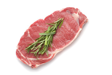 Carne fresca con rosmarino