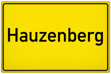 Ortseingangsschild der Stadt Hauzenberg