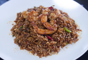 fried rice with shrimp