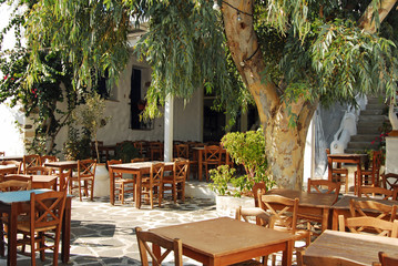 Taverne in Naxos Stadt