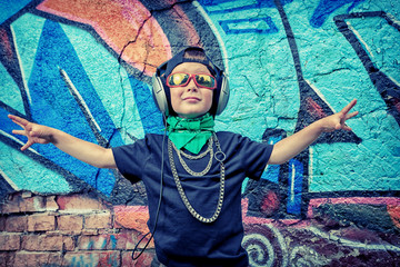 Obraz premium cool kid