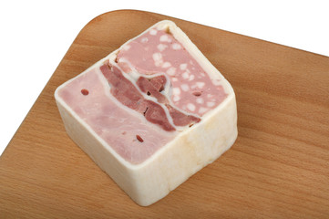 sausage ham and beef tongue