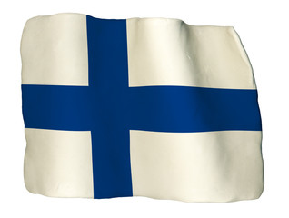 Finlandia bandiera di plastilina © robodread