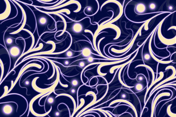 floral background blue