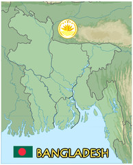 national emblem bangladesh flag coat