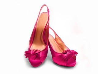 Pink fashion shoes