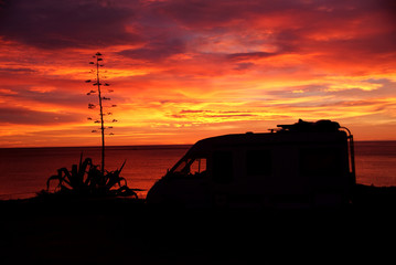 Caravaning por la costa mediterranea