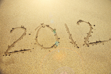 new year 2012, beach style