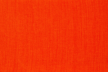 Texture of an orange fabric