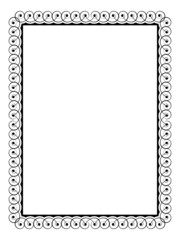 calligraphy ornamental decorative frame