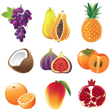 fruits icons