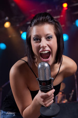 Enthusiastic announcer