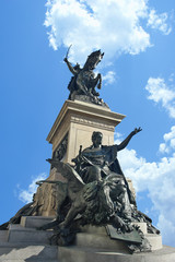 Statue of Vittorio Emmanuele at San Marco Square