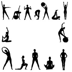 Fitness silhouettes