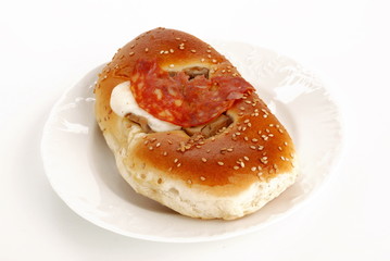 CALZONE CON SALAME PICCANTE