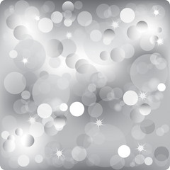 Silver bokeh background