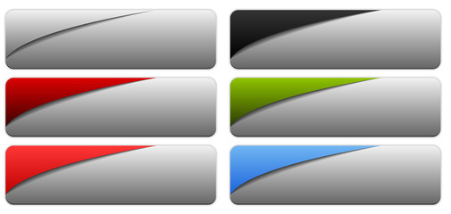 Web buttons with corners