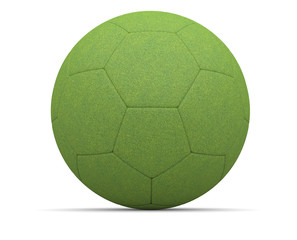 Ecological football isolated