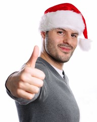 Santa's Thumb up