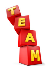 Team falling